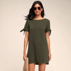 Lulus Maeve Button Back Shift Dress